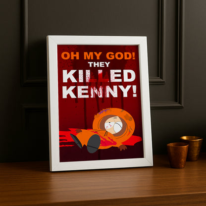 Cadre Photo South Park - Kenny OMG