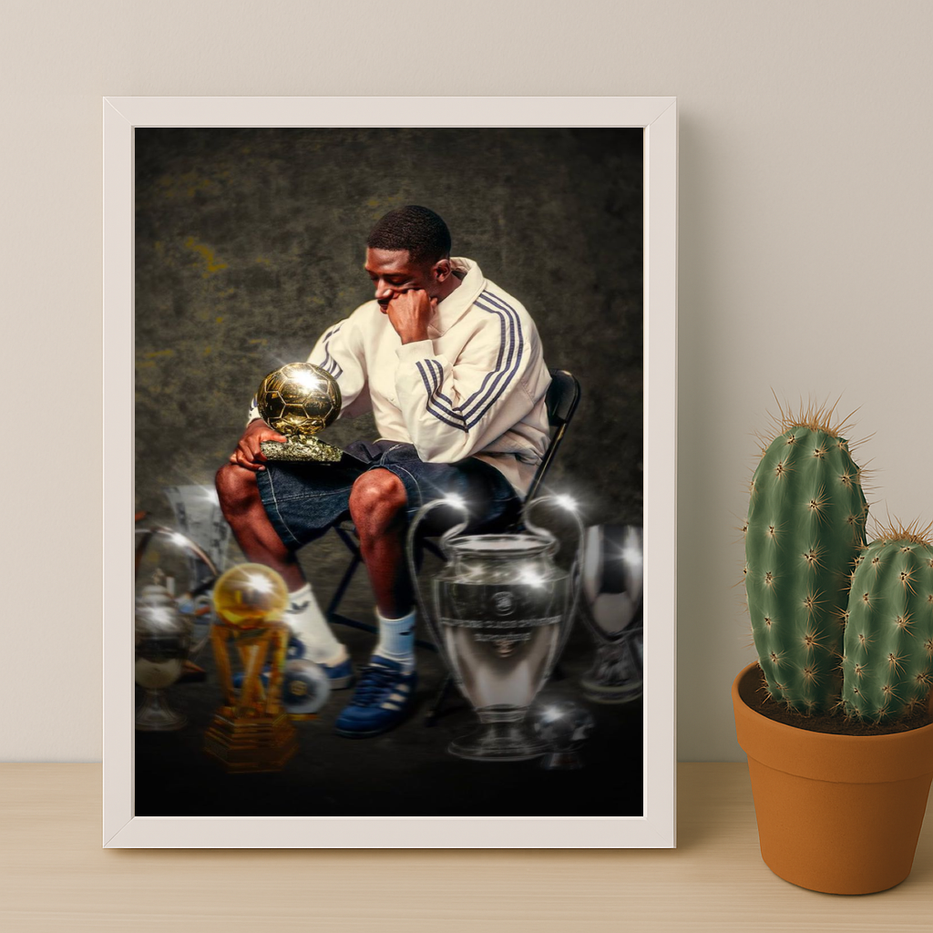 Cadre photo Ousmane Dembélé Ballon d'Or