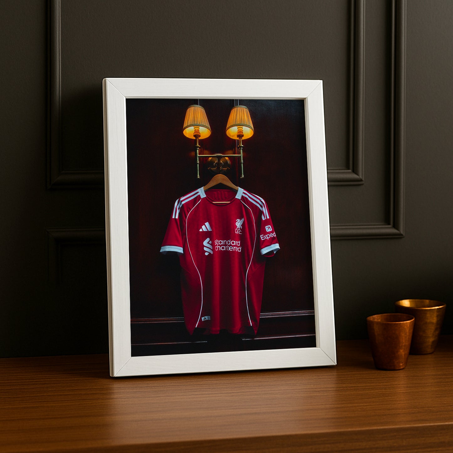 Cadre photo - Maillot Liverpool FC 25-26