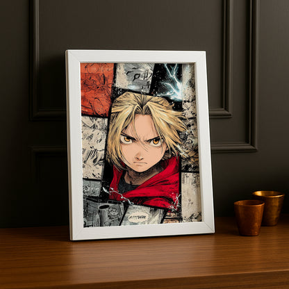Cadre Photo Full Metal Alchemist - Edward Bande Dessinée
