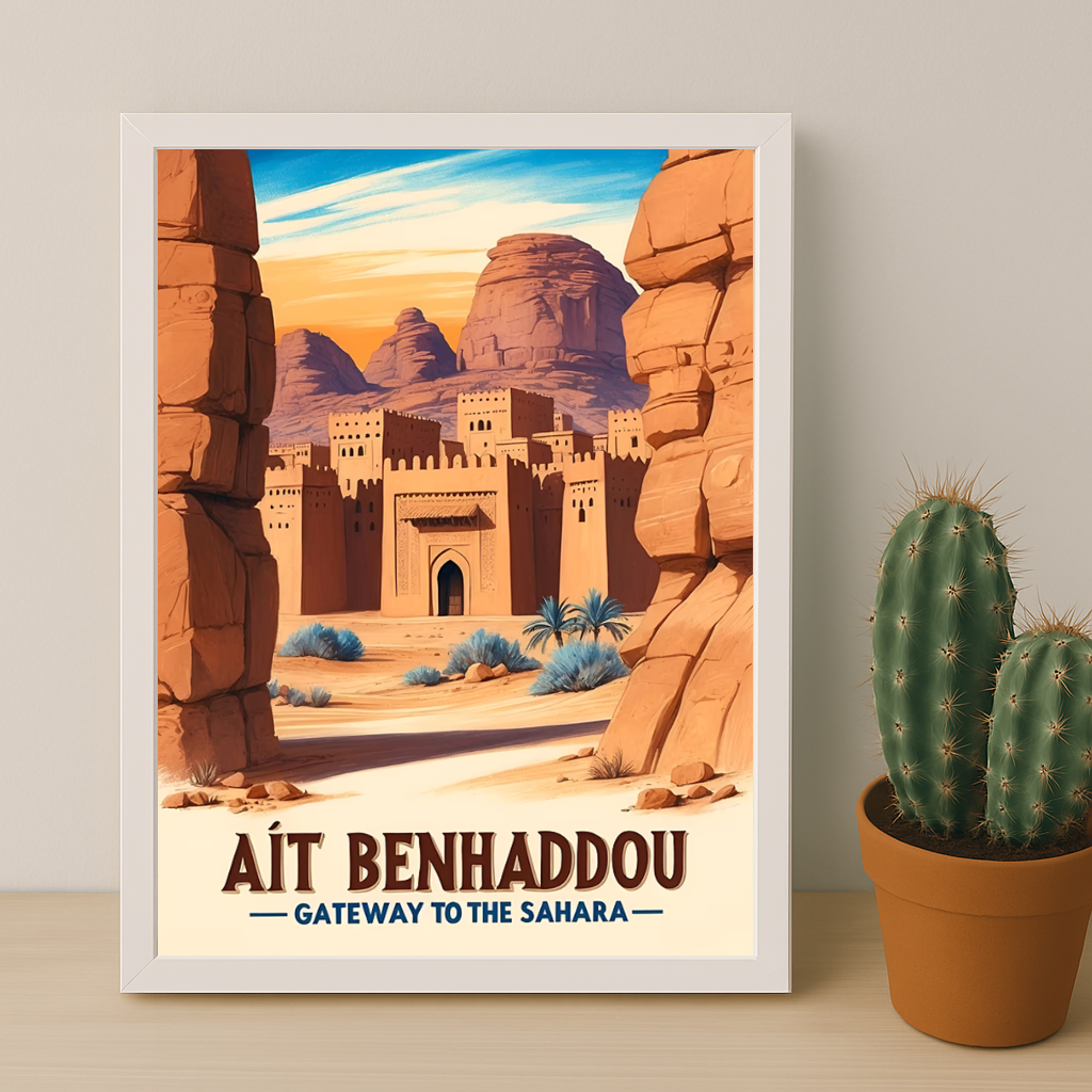 Ait Benhaddou Sahara Maroc - Poster