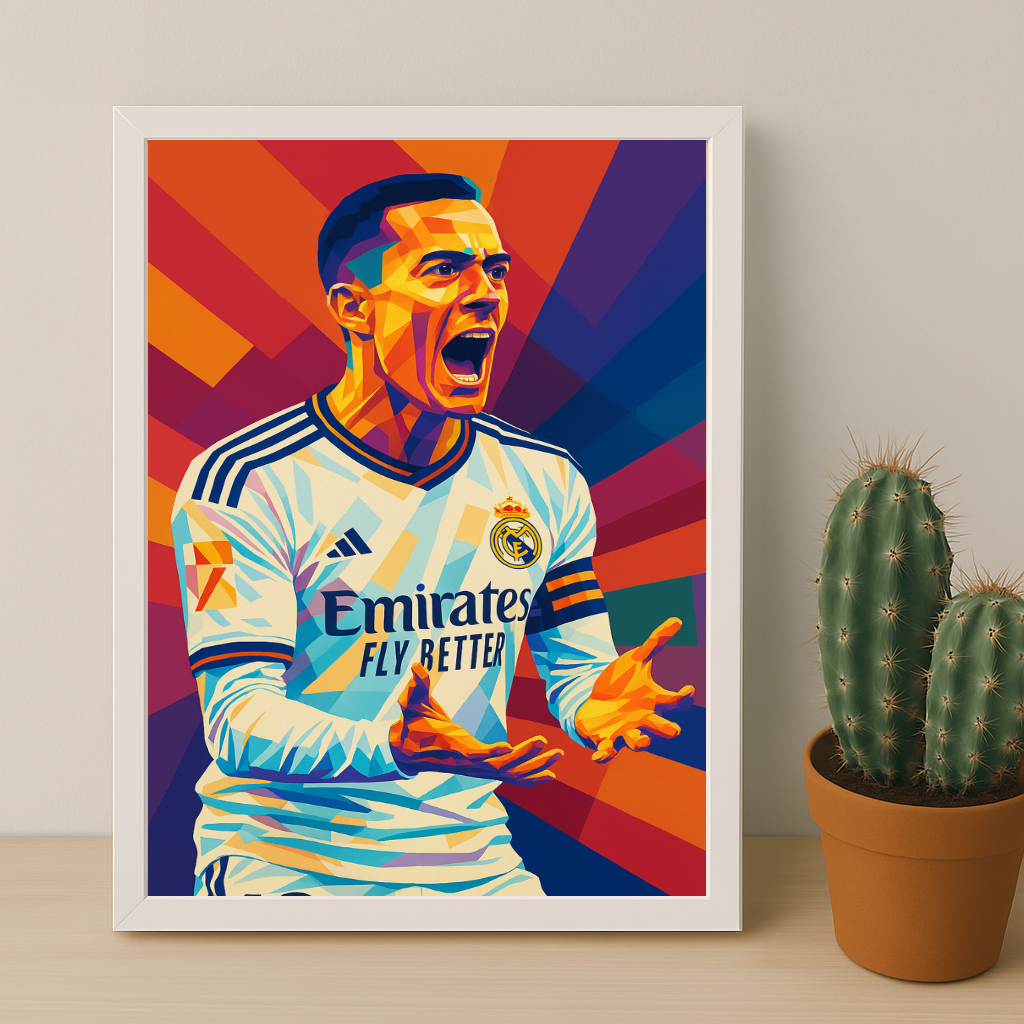 Cadre Photo Lucas Vázquez Real Madrid – Affiche HD Encadrée Papier Premium