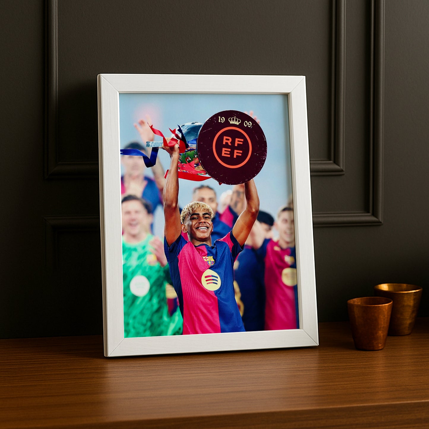 Cadre Photo FC Barcelone - Yamal Trophée