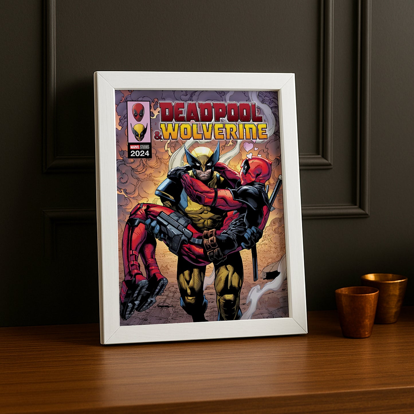 Cadre photo Wolverine & Deadpool Marvel