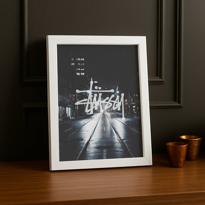 Cadre photo Stüssy logo town