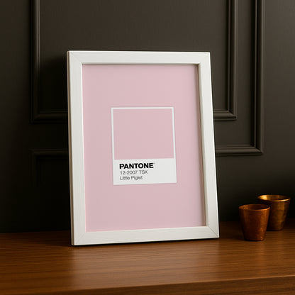 Cadre Photo Pantone Étiquette - Little Piglet