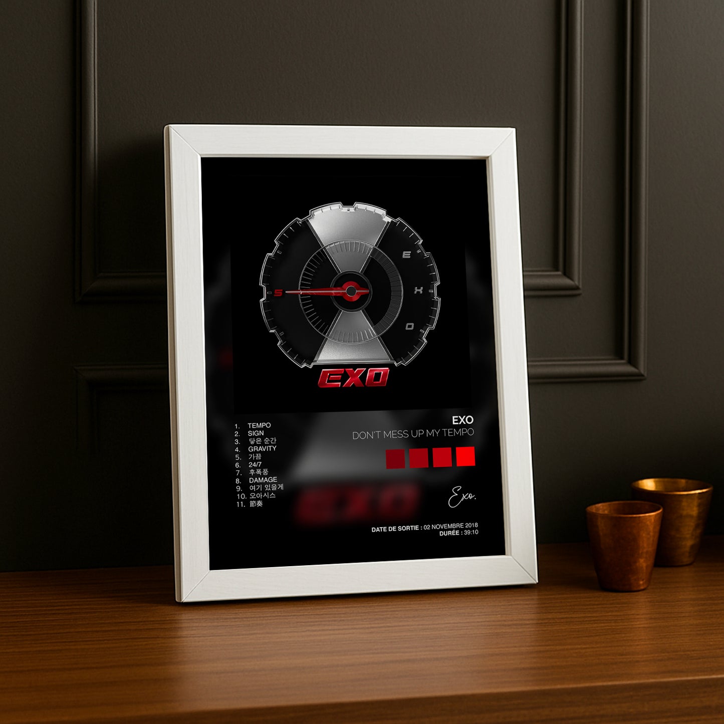 Cadre Photo K-Pop - Exo Don't mess up my tempo