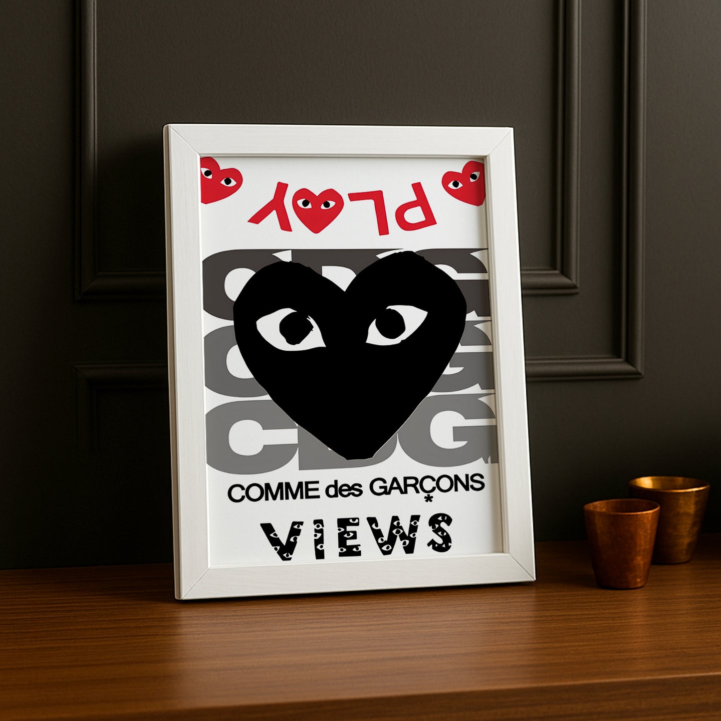 Cadre photo Comme des garçons