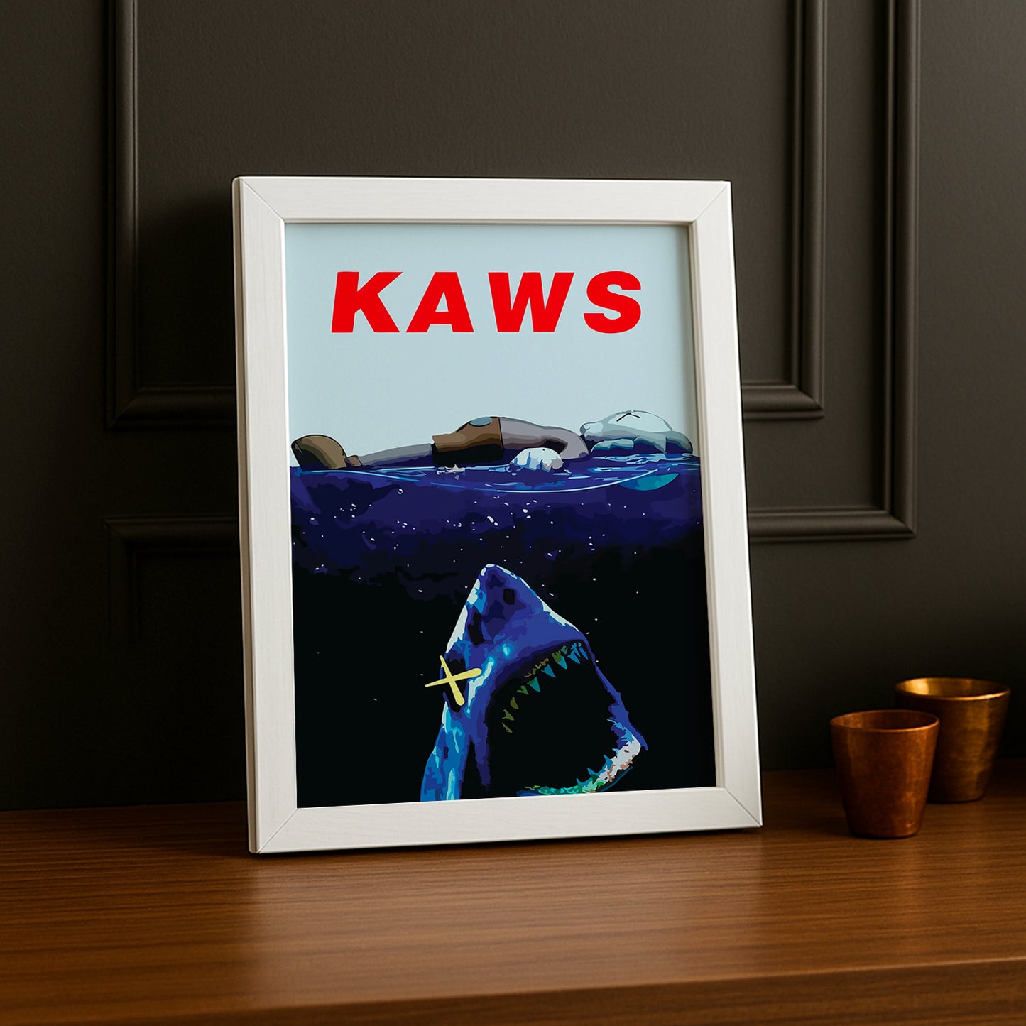 Cadre photo Kaws - Jaws