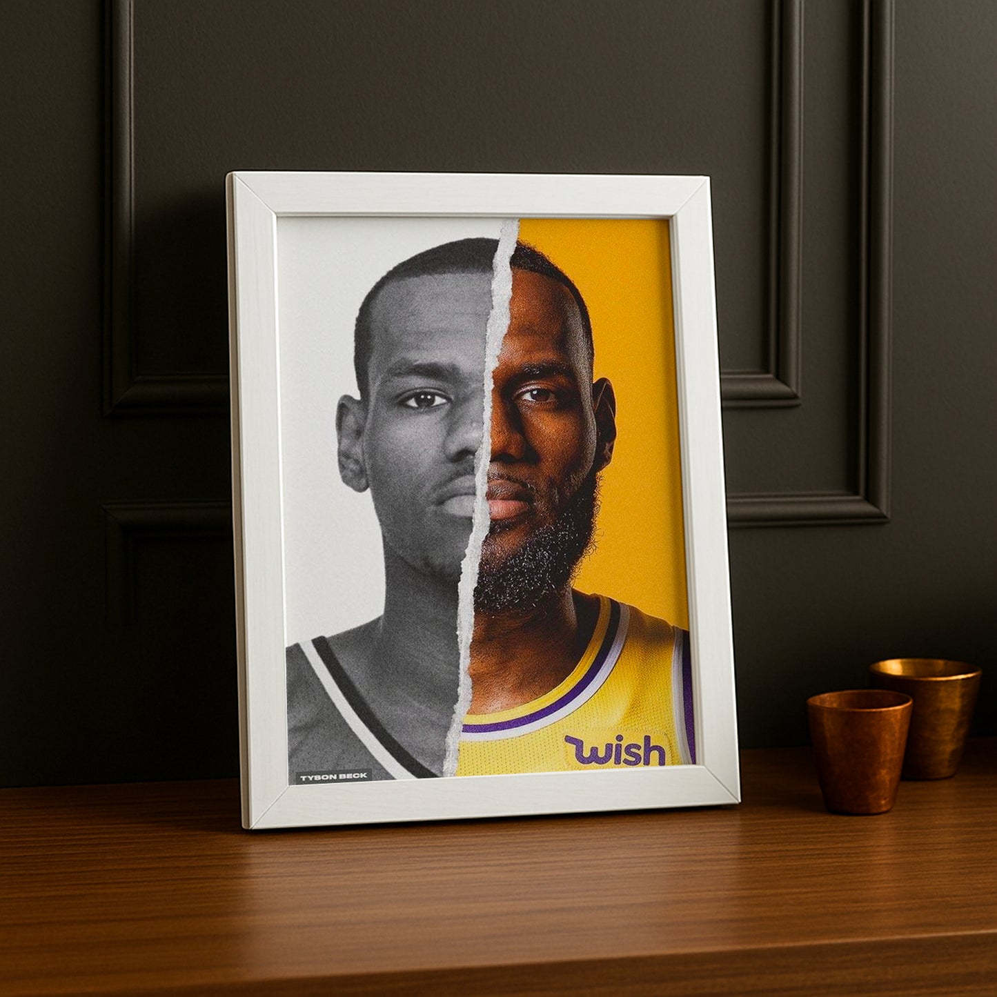 Cadre photo NBA - Old James