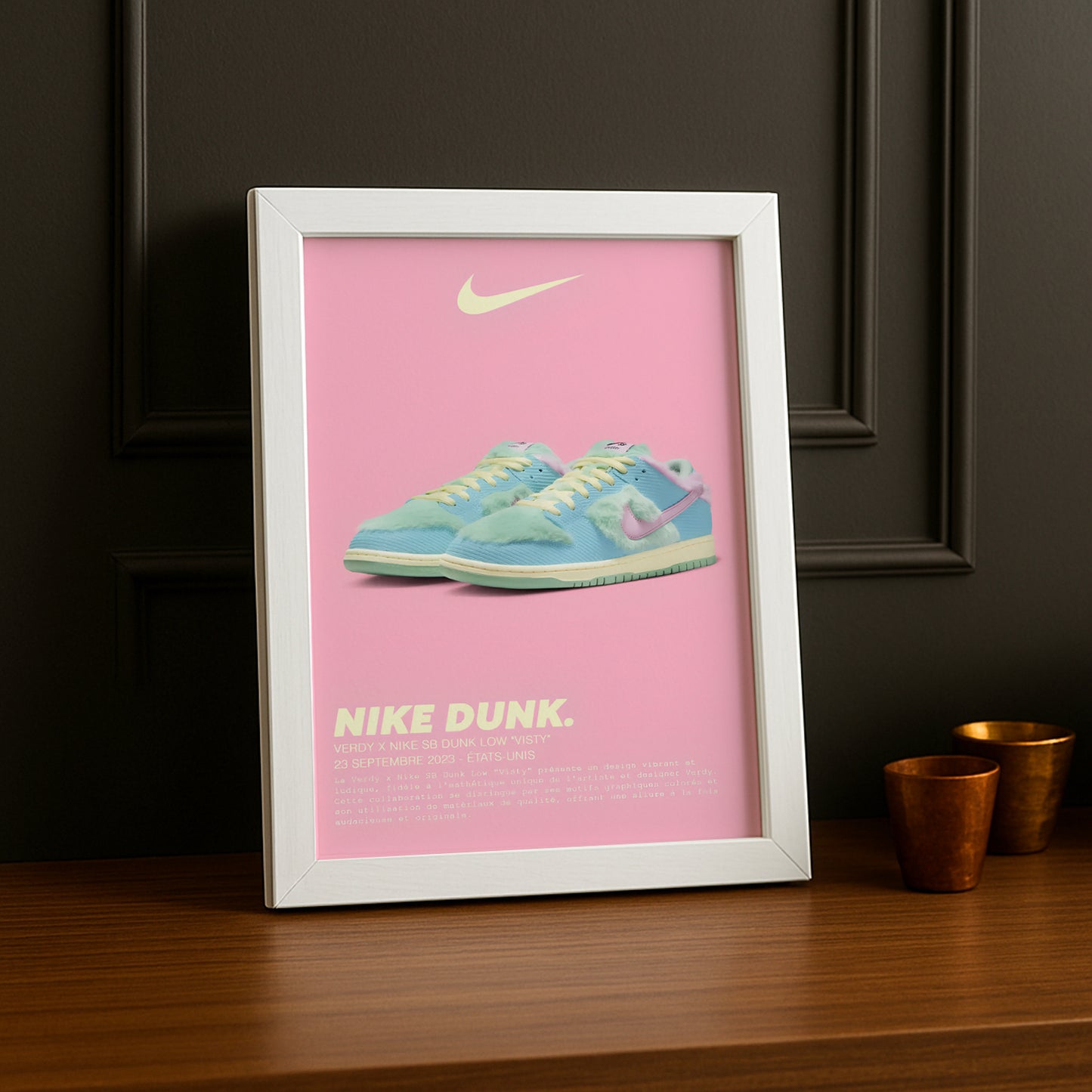 Verdy x Nike SB Dunk Low Visity Fotorahmen 