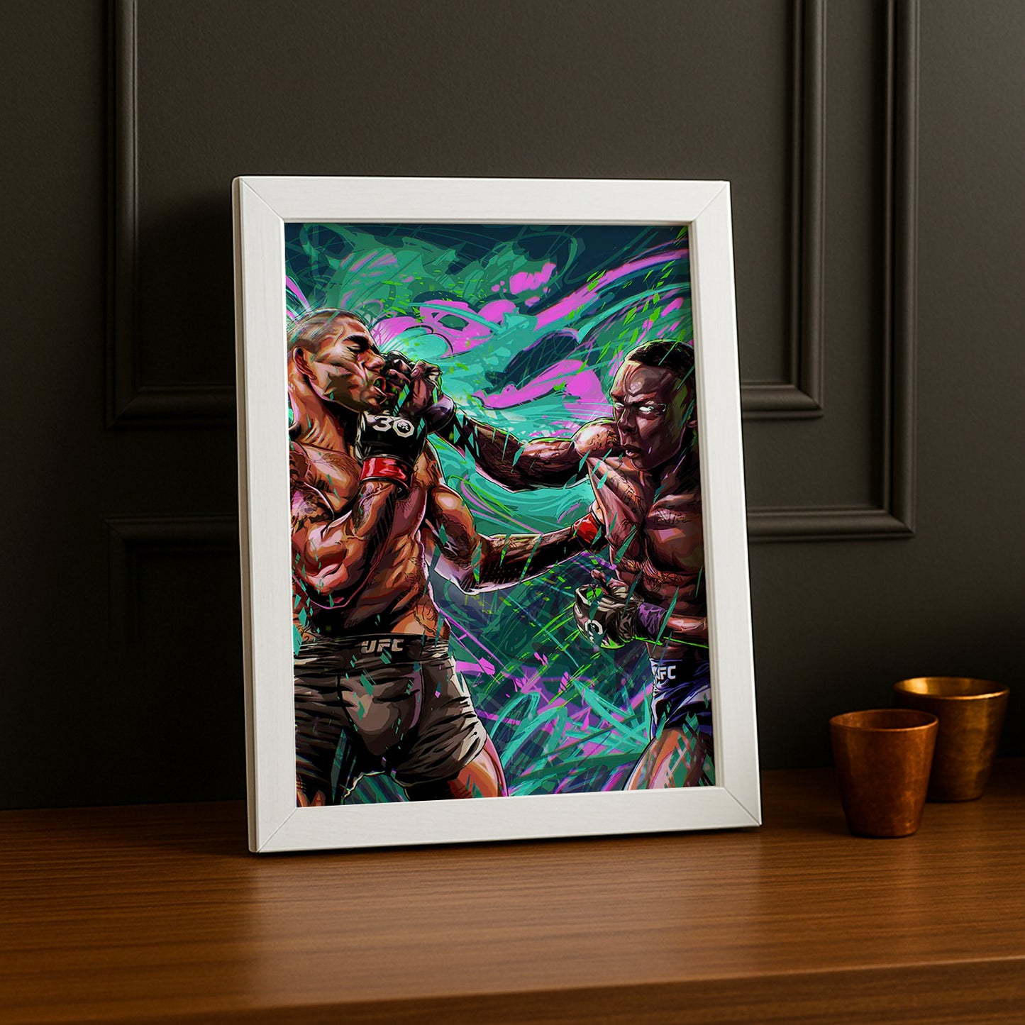 Cadre photo UFC - Perreira vs Adesanya