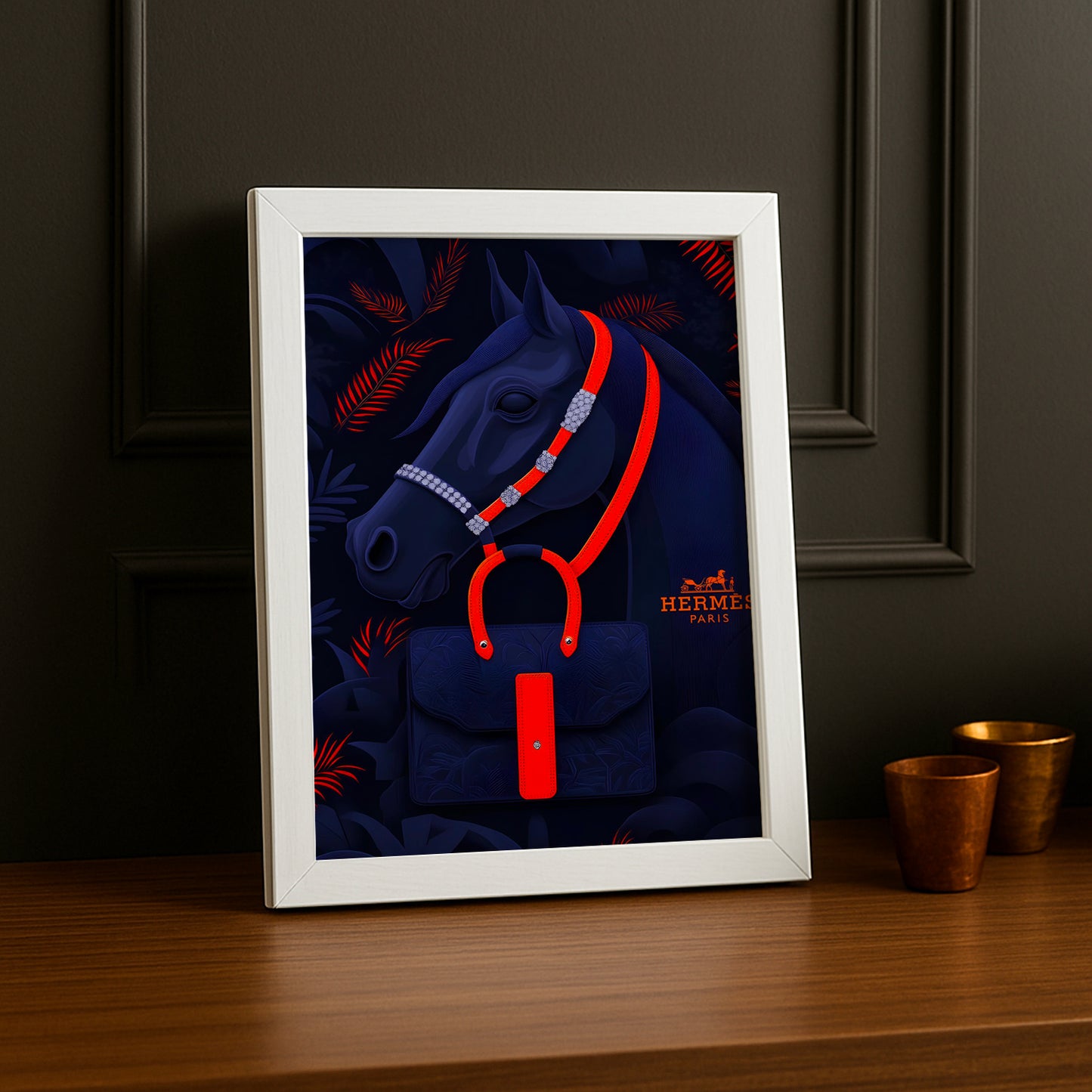 Cadre photo Hermès - Cheval Paris