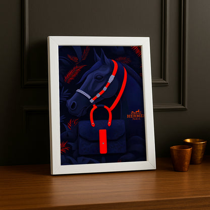 Cadre photo Hermès - Cheval Paris