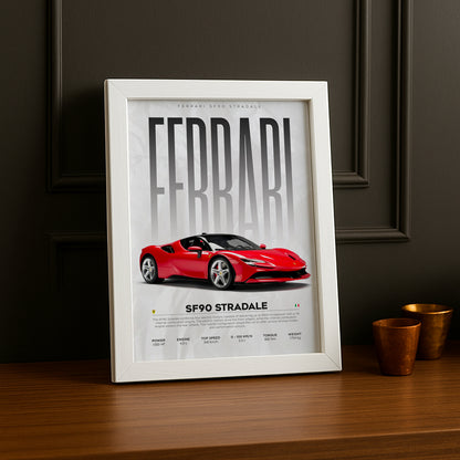 Cadre photo Ferrari SF90 Stradale