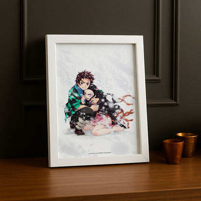 Cadre Photo Demon Slayer - Tanjiro and Nezuko