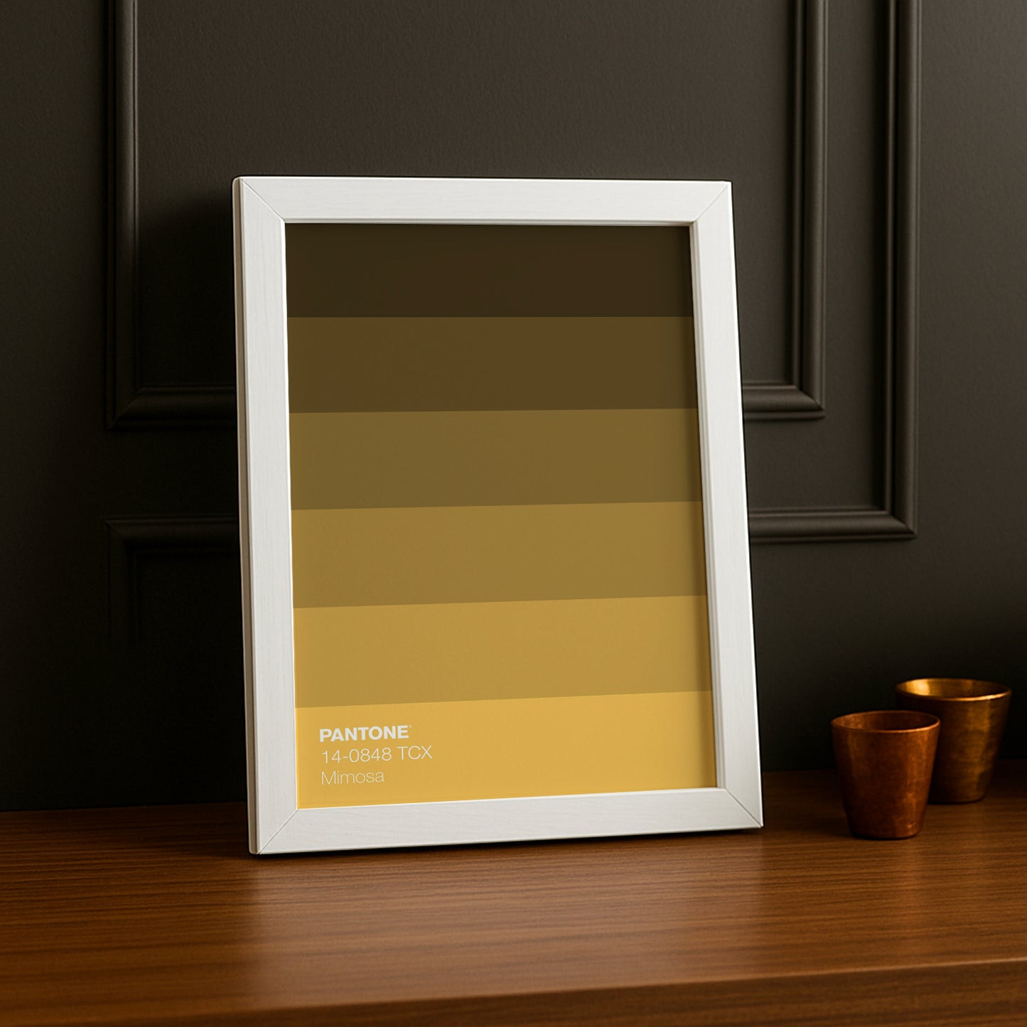 Cadre Photo Pantone Dégradé - Mimosa