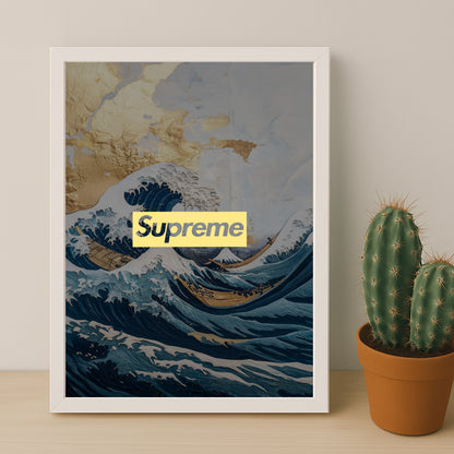 Cadre photo Supreme - Golden Wave