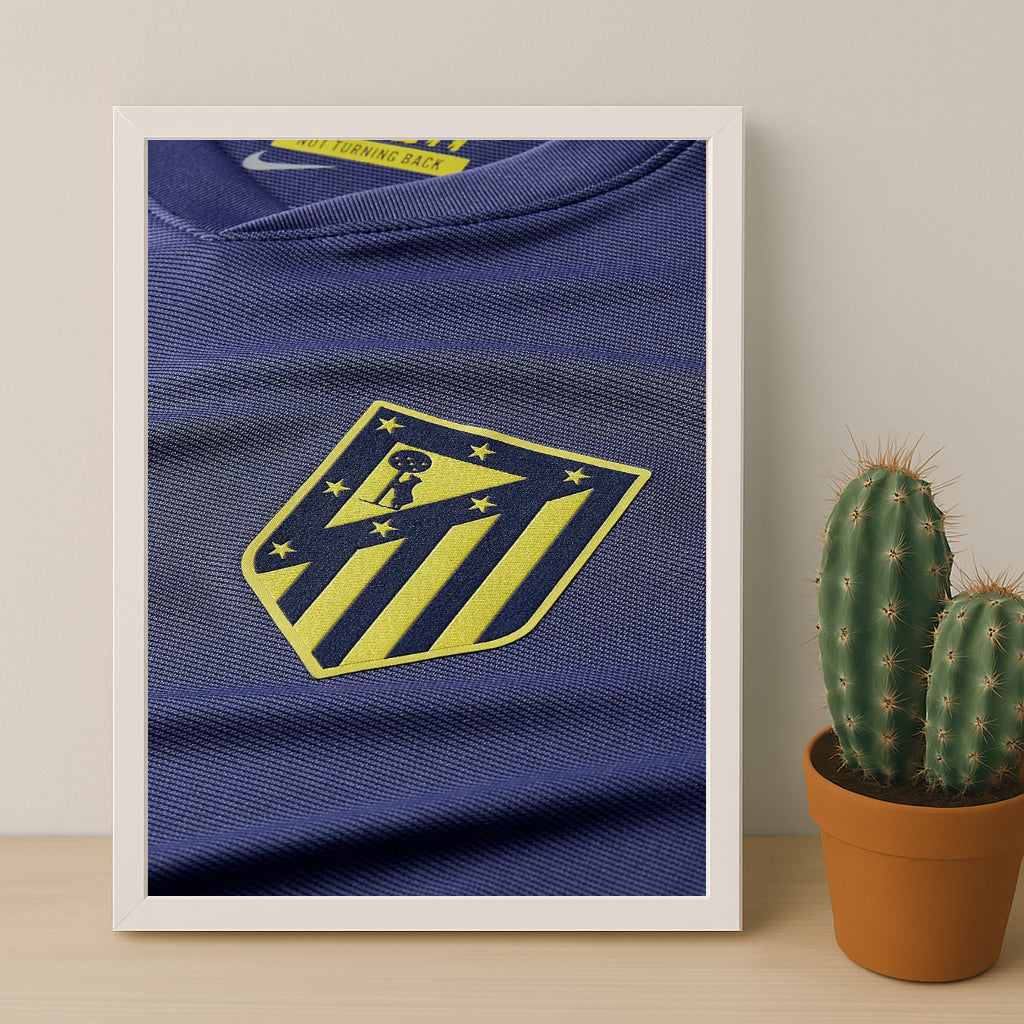 Cadre photo - Maillot Atletico Madrid 25-26