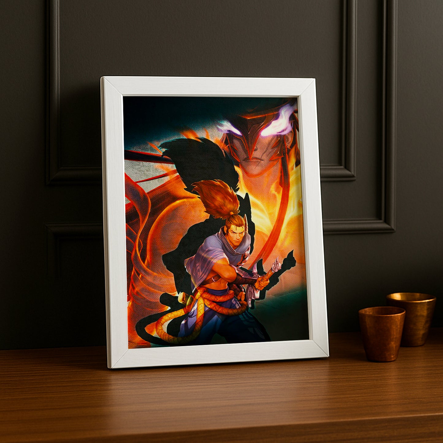 Cadre photo Yone x Yasuo League of Legends