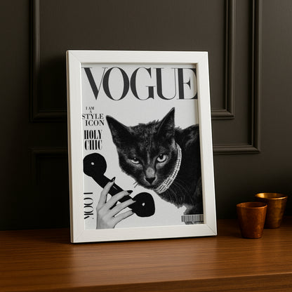 Cadre photo Vogue - Chat