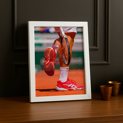 Cadre photo Tennis - Terre