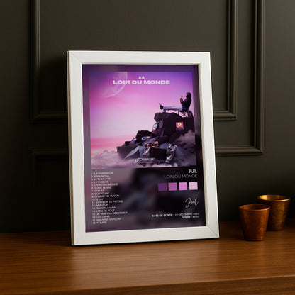 Poster Jul - Album Loin du monde