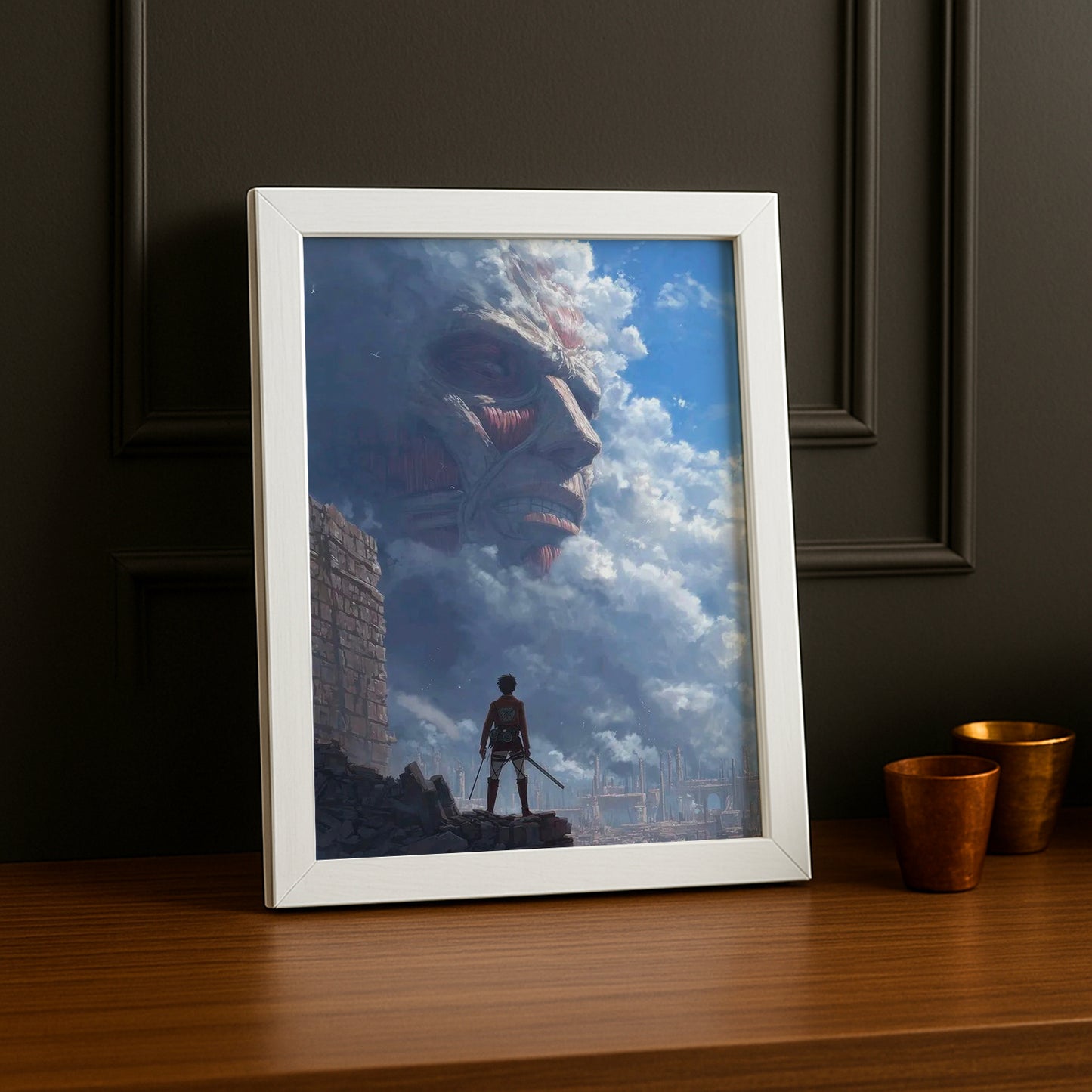 Cadre Photo Attack On Titan - Epic Scene