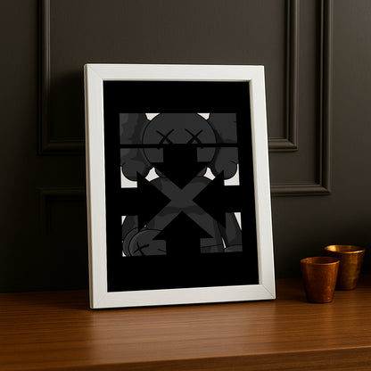 Cadre photo Off-White Kaws