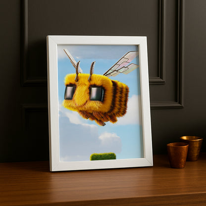 Cadre photo Minecraft - Abeille