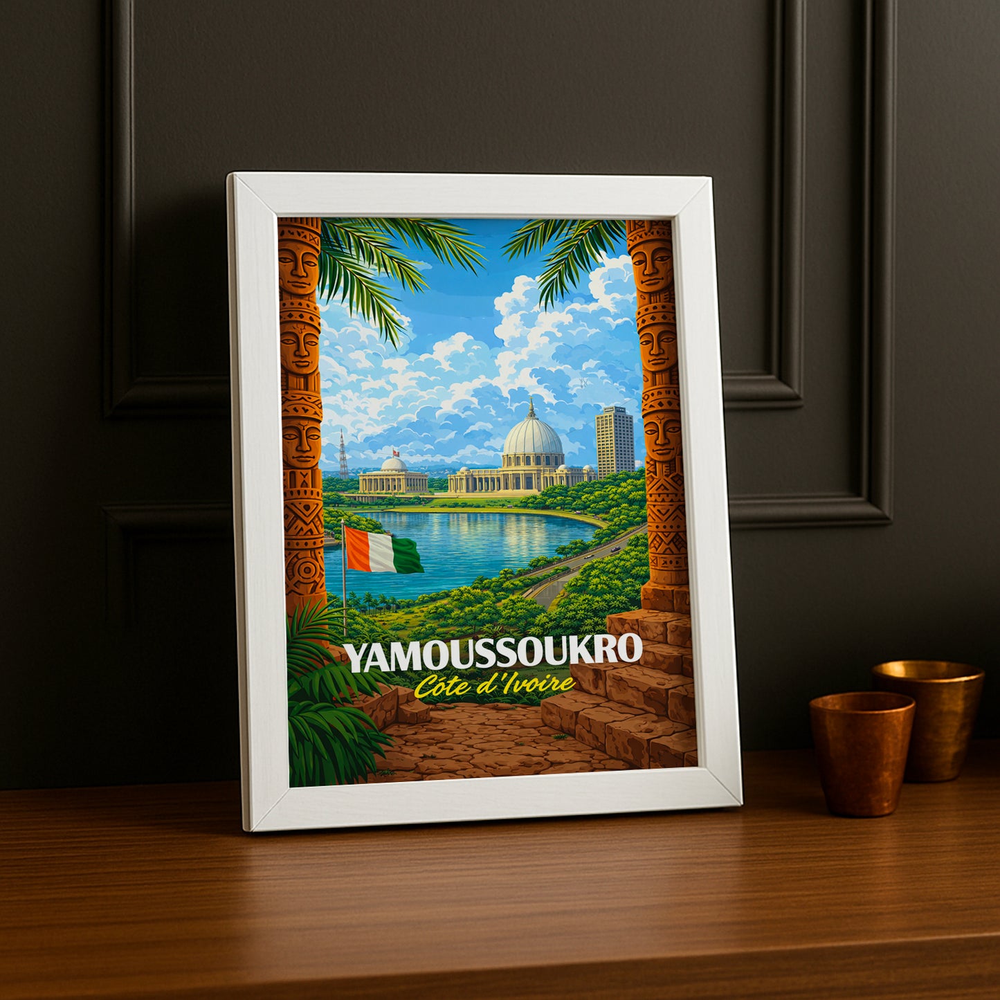 Cadre Photo Afrique - Côte d'Ivoire Yamoussoukro