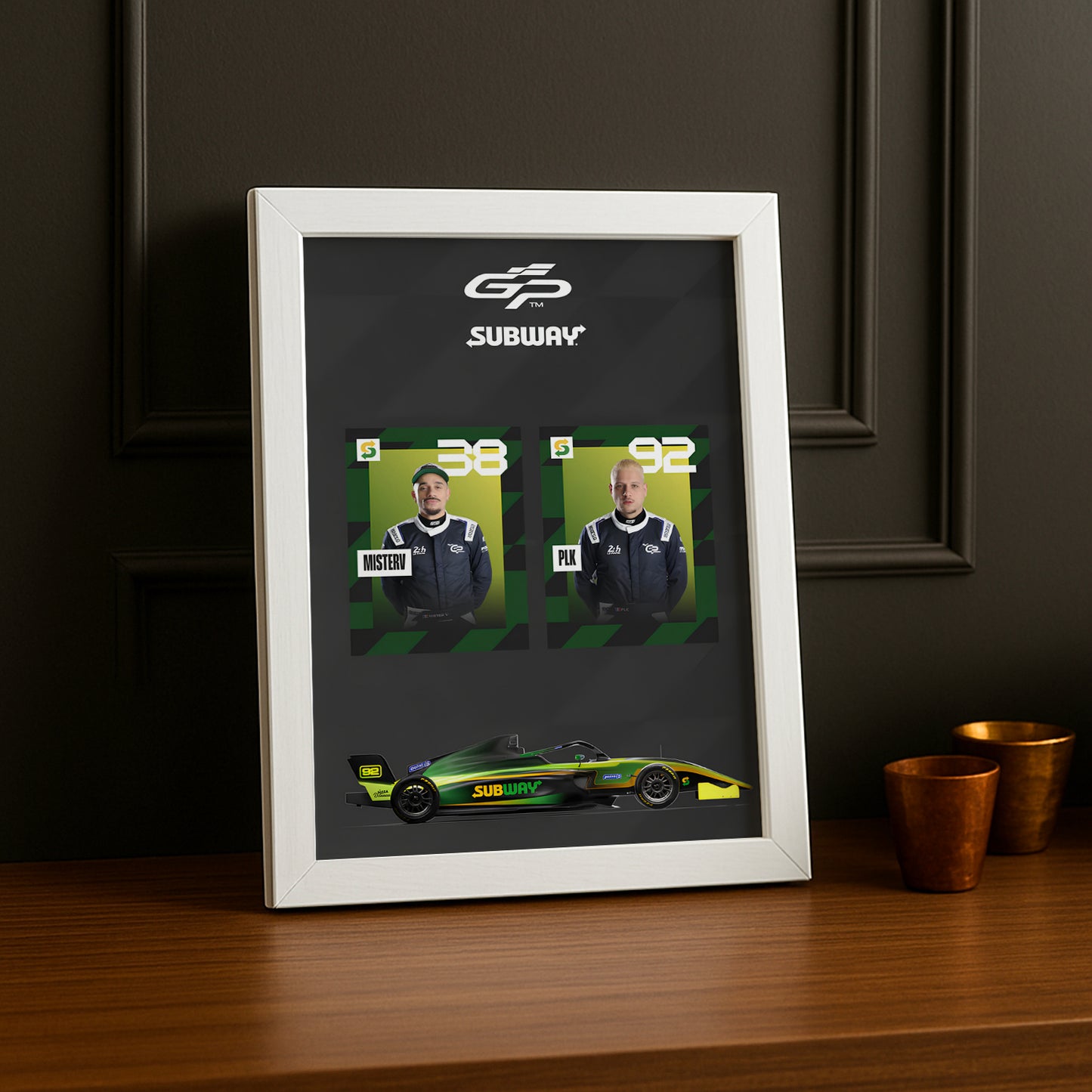 Cadre Photo GP Explorer Mister V x PLK x Subway – Le Style Urbain Rencontre la Vitesse