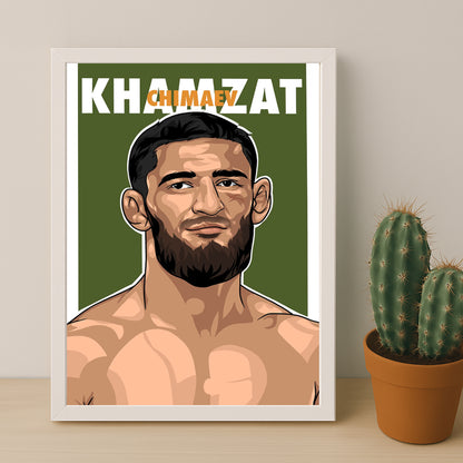 Poster UFC - Khamzat Chimaev Illustration
