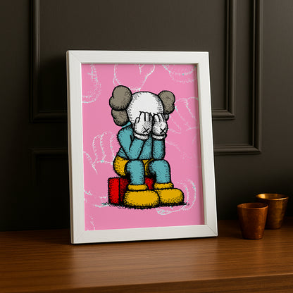 Poster Kaws pixel