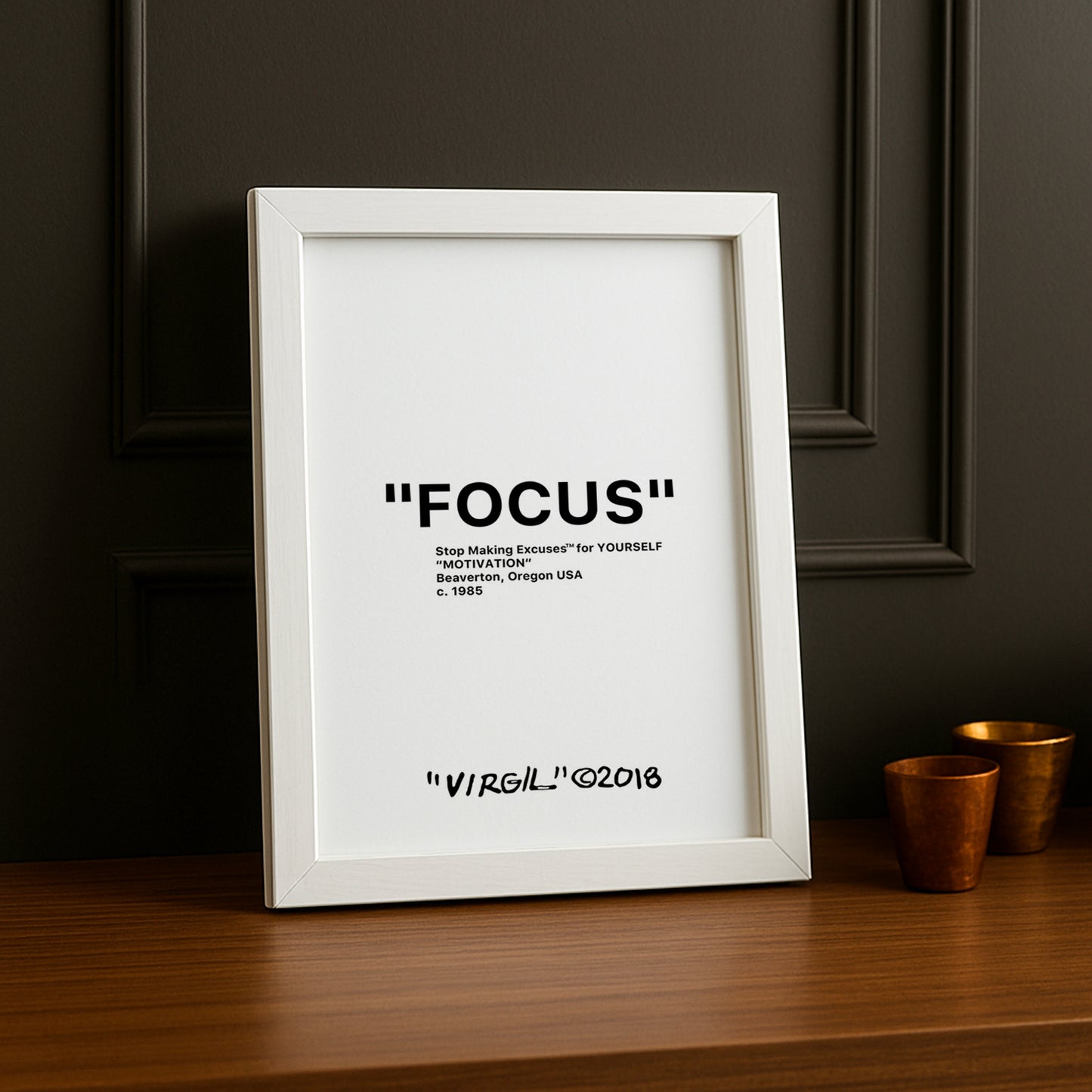 Cadre photo Off-White Focus