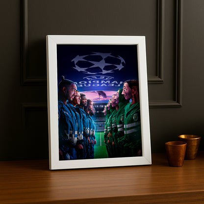 Cadre photo Olympique de Marseille Champions League