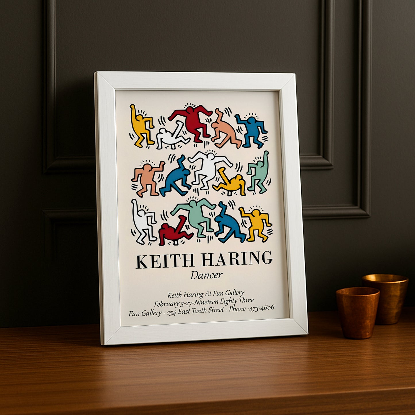 Cadre Photo Keith Haring - Dancer