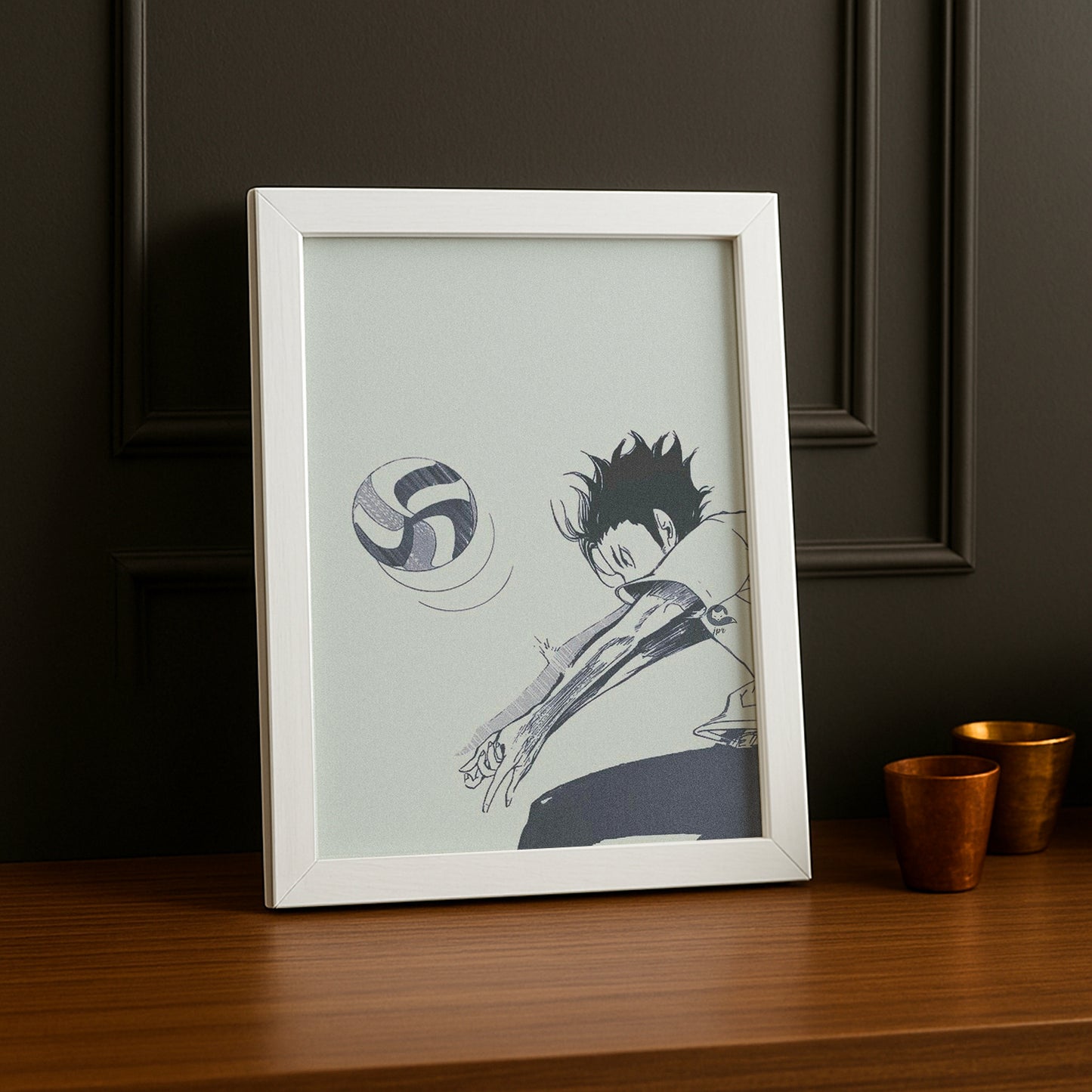 Cadre photo Volley-Ball - Haikyu Nishinoya Défense