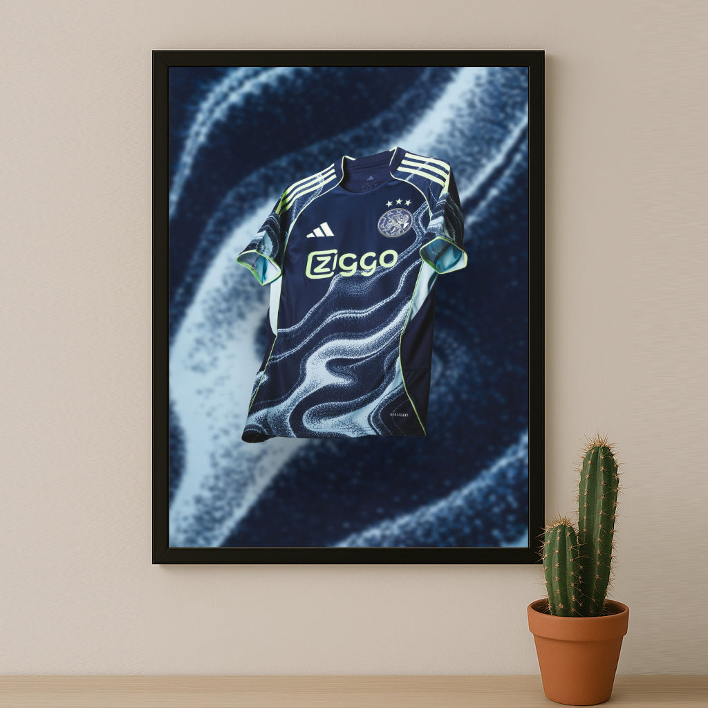 Poster Maillot Football - Ajax Amsterdam 2025-2026