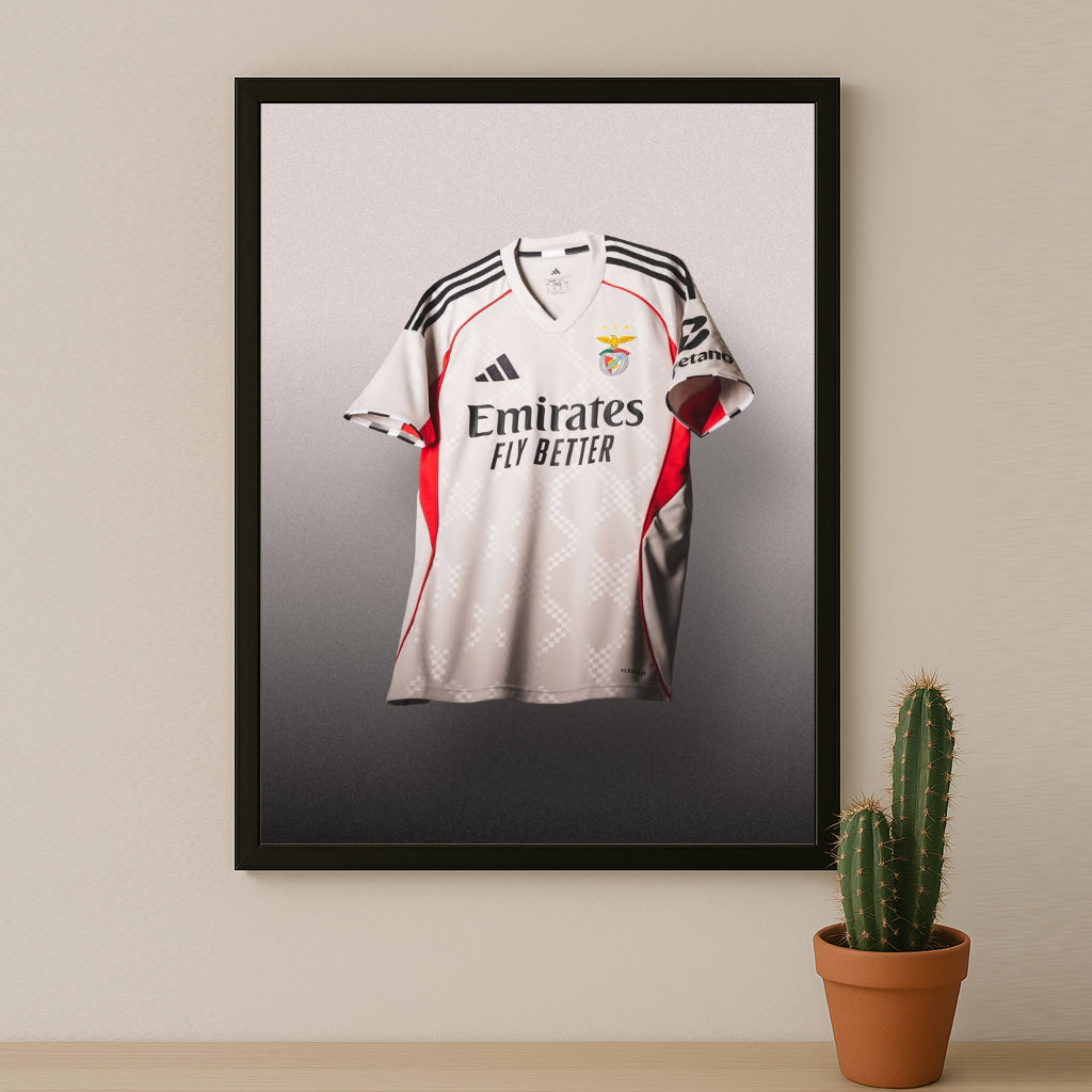 Poster Maillot Football - Benfica 2025-2026