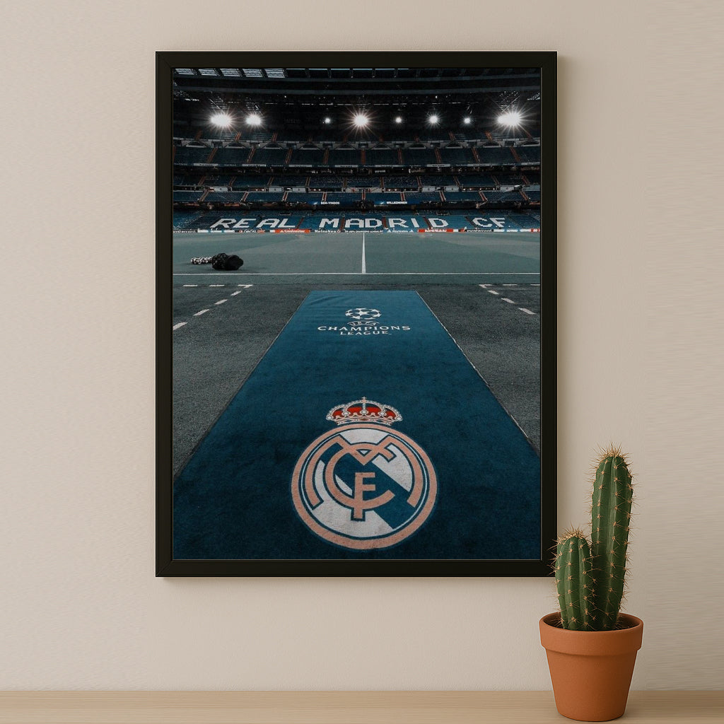 Poster encadrée Real Madrid - Stade Bernabeu