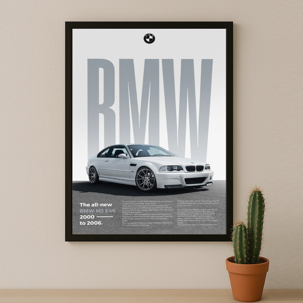 Poster Voitures - BMW M3 E46