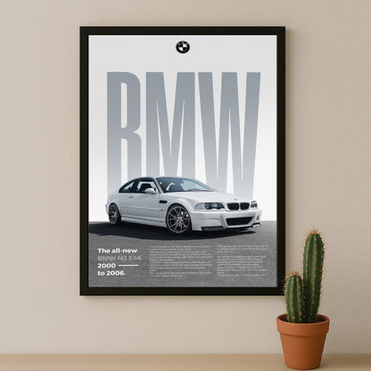 Poster Voitures - BMW M3 E46