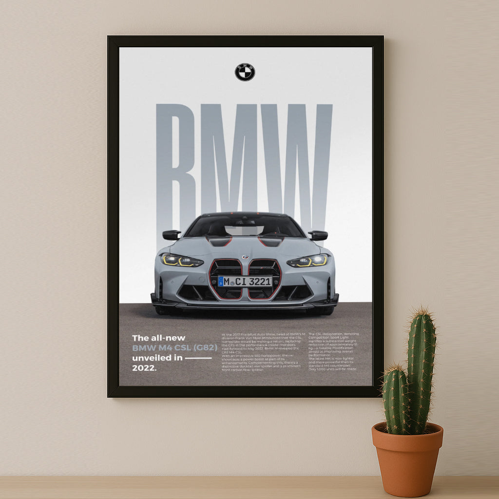 Poster Voitures - BMW M4 CSL G82