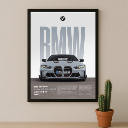 Poster Voitures - BMW M4 CSL G82