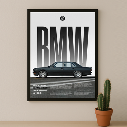 Poster Voitures - BMW M5 E28