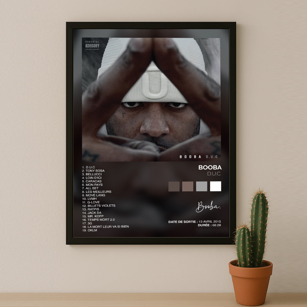 Cadre photo Album Musicaux - D.U.C de Booba