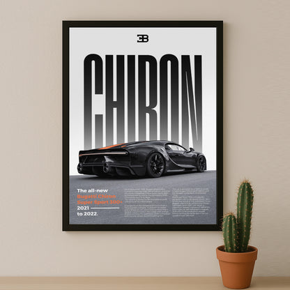 Poster Voitures - Bugatti Chiron Super Sport