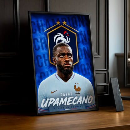 Cadre Photo Dayot Upamecano – Équipe de France TonCadre