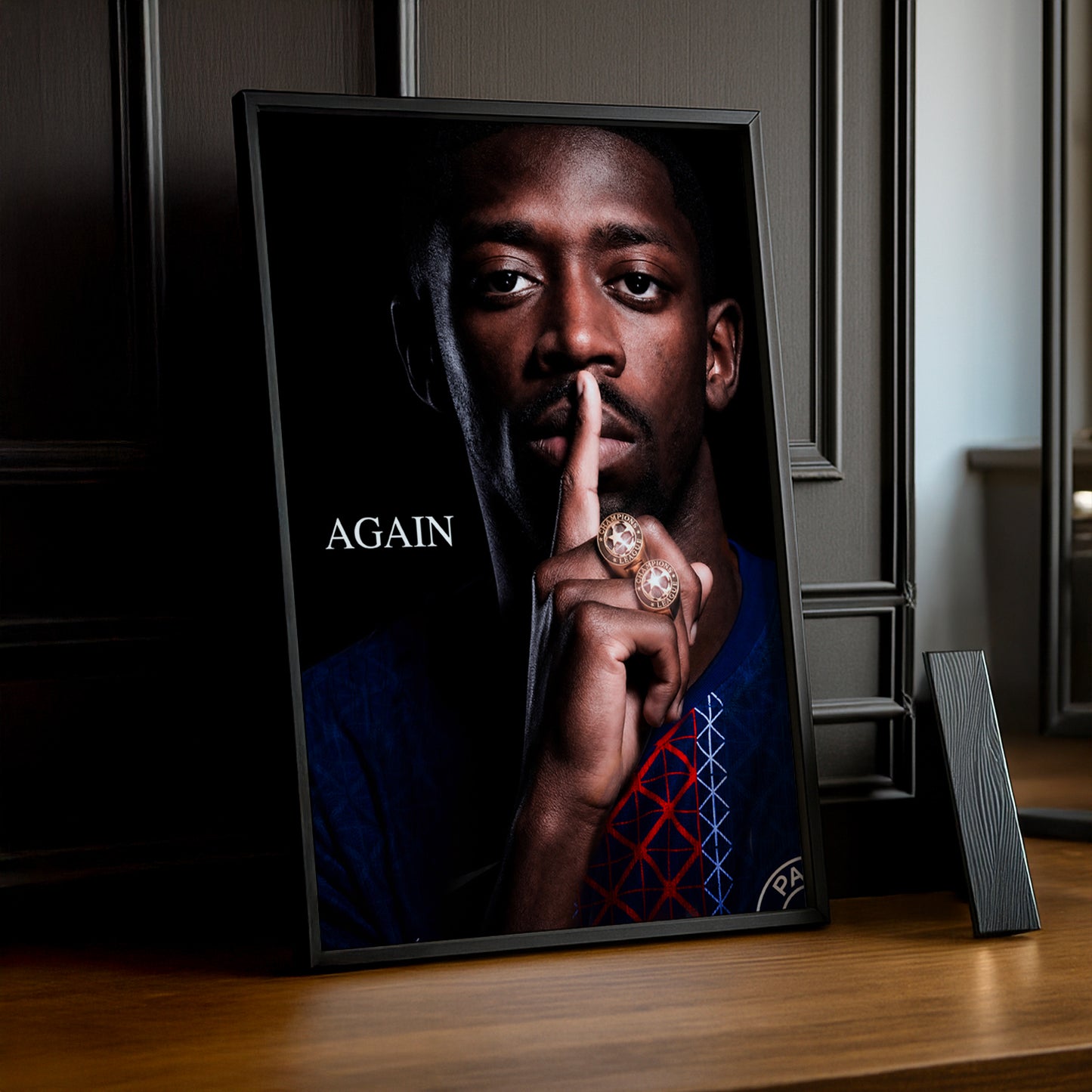 Cadre Photo Dembélé – "Again" Silence PSG Back 2 Back Champions League TonCadre